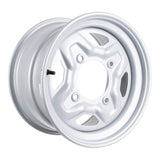 WMP ATV/UTV Steel Rim 14x8 Polaris Rear 4/156 +63.5 - Silver