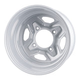 WMP ATV/UTV Steel Rim 14x8 Polaris Rear 4/156 +63.5 - Silver