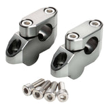 Zeta Bar Rise Kit Offset: 20mm Height: 26mm 22.2mm Bar - Ti-Colour