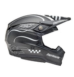 Bell MOTO-10 SPHERICAL Fasthouse Raven Matte Black/White