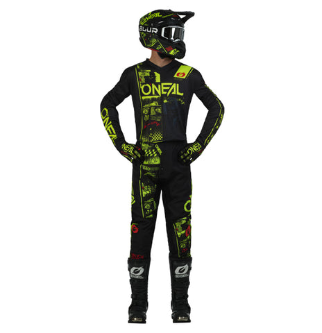 O'Neal ELEMENT Attack V.23 Pant - Black/Neon