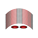 KEITI REFLECTIVE WHEEL 3 STRIPE RACING WS820R [RED