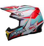 Bell MOTO-9S FLEX Tagger Edge White/Aqua