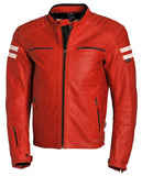 SEGURA RETRO JKT RED/WHT XL