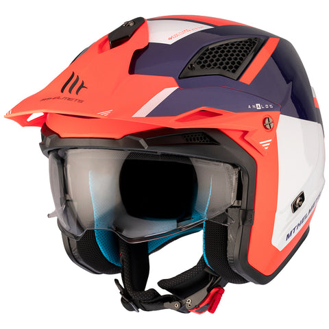 Ideal helmet for use in trials or on the farm