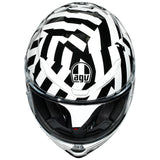 AGV K6 SECRET [BLACK/WHITE]