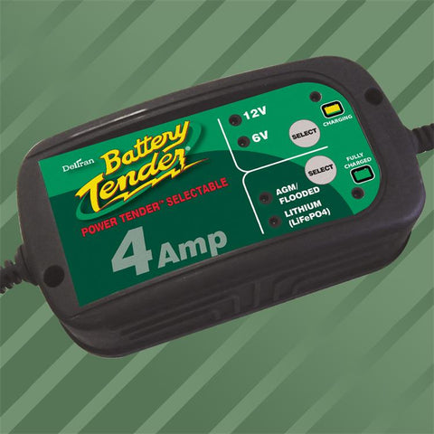 The fully automatic 4 Amp Power Tender is the ideal multi-purpose battery charger and maintainer.