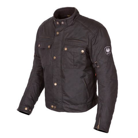 MERLIN BARTON II TRADITIONAL WAX JACKET BLACK