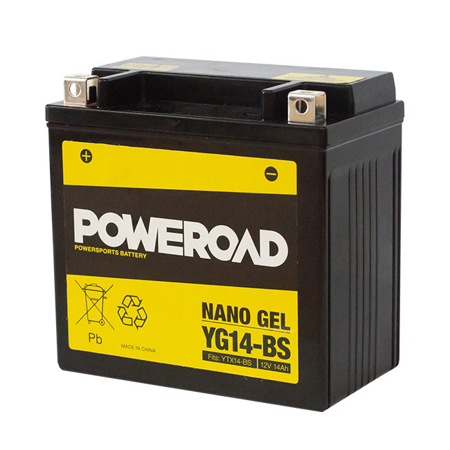 YG14-BS nano Gel Battery Sealed Poweroad Non DG